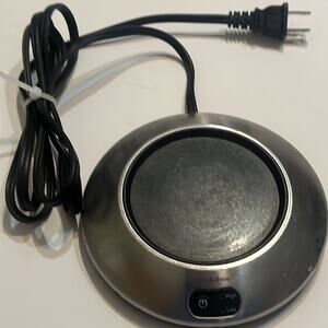BROOKSTONE BURNER HOT‎ PLATE BEVERAGE WARMER MODEL # K7AS-A/KU#674473